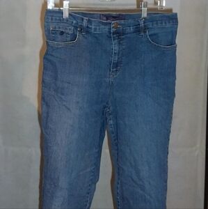 Gloria Vanderbilt Amanda Jeans Size 14P 28 1/2 Inseam